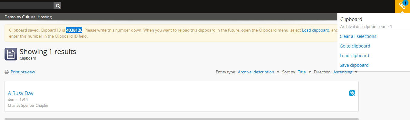 New features in AtoM 2.5 (Access to Memory)