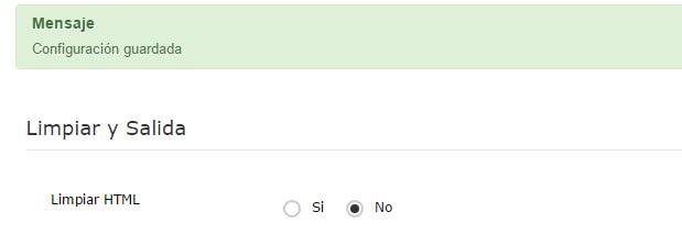 limpiar html no
